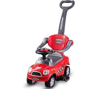 Maxmass Ride on Push Car, Convertible Baby Pushing Car with Parent Handle, Storage Box & Horn button, Indoor Outdoor Ride on Toys for 2-6 years old Kids Child Baby (Red)