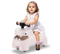 Maxmass Toddler Ride on Car, Kids Foot to Floor Sliding Cars with Lights, Music, Horn, Under Seat Storage, Children Sit on Toy Car Slider for 18+ Months Old