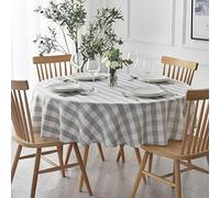 maxmill Atlas Tablecloth Grey White 70