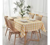 maxmill Atlas Tablecloth Yellow White 60X84
