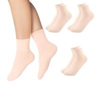 Maxmoc Ballet Socks for Girls, 3 Pairs Seamless Dance Socks, Soft Breathable Ballets Sock for Ballet, Jazz, Yoga, Gymnastics(6 UK Child-3.5 UK)