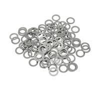 Maxmoral 100PCS Stainless Steel Washers 5mm Shim Replacement Parts Pack (5x8x0.5mm) Thin Shim Adjusting Washer Small Outer Diameter Washer