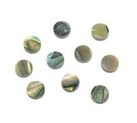 Maxmoral 10pcs 6x2mm Natural Paua Abalone Shell Guitar Inlay Fingerboard Dots for Guitar Bass Ukulele Banjo