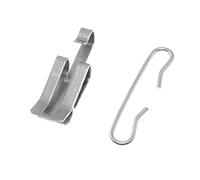 Maxmoral 10pcs Heat Cable Roof Clips De Icing Cable Clips and 10pcs Spacers Kit Heat Tape Clips Kit Outdoor Cable Clips Heater Clips Kit
