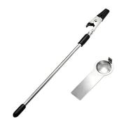 Maxmoral 2PCS Italian Style Bracelet Opening And Closing Tool Includes 1 Thumb Type Removal Tool 1 Bracelet Clip 9mm For Bangle Installation And Disassembly Stainless Steel Silver