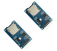 Maxmoral 2PCS Micro SD Storage Board Memory Shield Expansion Module 6 Pin SPI Interface Mini TF Card Adapter Reader