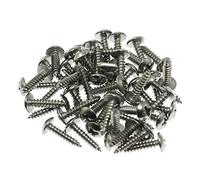 Maxmoral 50pcs #4 x 1/2 Inch Stainless Steel Guitar Pickguard Screws Phillips Screws Guitar Mounting Screws for Fender Guitars