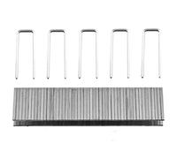 Maxmoral 50pcs Shutter Replacement Louvers Staples 4.8mm x 15mm Metal Window Blind Tilt Rod Operable Plantation Missing Indoor Louver Staples Tools Repair for Windows Tools Supplies, Silver Tone