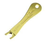 Maxmoral Acoustic Guitar Bridge Pins Puller Peg Remover String Peg Extractor Removal Pulling Tool Multifunction Removal Metal Handy Tool Kit, Golden