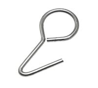 Maxmoral Car Seat Cover Hooks 50pcs Steel Vehicle Seat Pad Fixing Hanger Metal Hooks Car Seat Cover Part, Silver Tone