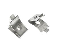 Maxmoral Shelf Clips 10pcs Cabinet Shelf Pegs Stainless Steel Shelf Pins Adjustable Cabinet Shelf Pegs, Silver Tone