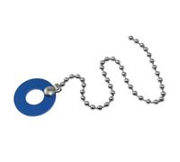 Maxmoral Stainless Steel Chain Drum Cymbal Sustain Chain Rattle Sizzler Extension Chain Jazz Drum Percussion Instrument Cymbal Accessories Blue Applied To Rock Music