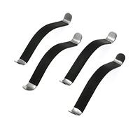 Maxmoral String Spreader 2Pairs Rubber Coated Metal Guitar String Spreaders For Fretboard Cleaning Filing Polishing or Repairs