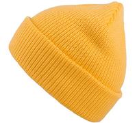 MaxNova Slouchy Beanie Hats Winter Knitted Caps Soft Warm Ski Hat Unisex, Fresh Yellow, One size