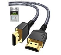 Maxonar 10K 8K Ultra High Speed HDMI® Cable 1m, (Certified) Ultra HD 48Gbps @120Hz 4K@120Hz eARC RTX 3090 HDR10 4:4:4 HDCP 2.2&2.3 Dolby Compatible with PS5,Xbox Series X,Roku/Fire/Sony/LG TV