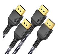 Maxonar 2Pack 8K DisplayPort Cable 1.4 150CM/1.5M DP1.4 Cable 8K@60Hz HBR3 4K@60Hz/144Hz/120Hz 5K@60Hz 2K@165Hz/240Hz Support FreeSync G-Sync HDR10 Display Port for Gaming Monitor