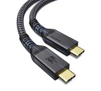 Maxonar Certified USB4 Cable with Thunderbolt 4,240W Charging Cable 40Gbps Data Cable,8K@60Hz 4K120Hz HDR,PD3.1,USB C to USB C C able,Compatible with MacBook,SSD,Type C Laptops,Monitor,Hub,1m