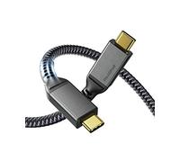 Maxonar Thunderbolt 3 Cable(1.2M/3.93Ft) TB3 USB C 4.0 Cable 40Gbps Data Transfer/100W/5A Charging/5K@60Hz Compatible with 2016/2017 MacBook M1,iMac,External SSD.