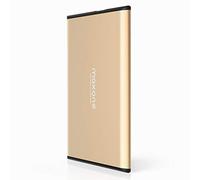 Maxone 500GB Ultra Slim Portable External Hard Drive HDD USB 3.0 for PC, Mac, Laptop, PS4, Xbox one - Gold