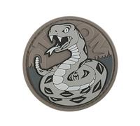 MAXPEDITION Don't Tread On Me - 2.5" Round Patriotic Flag Morale Patch - Grey, 1 Piece