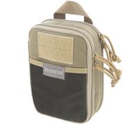 MAXPEDITION Double-Decker EDC Pocket Organizer (5” x 2.5” x 7”) MOLLE Compatible Tactical Gear Pouch for Everyday Carry (Khaki) 0247K