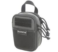 Maxpedition Double-Decker Mini Pocket Organizer (4” x 2.5” x 6”) EDC Pouch, Tactical Tool Pouch for Organization, MOLLE Accessories for Everyday Carry (Wolf Gray) 0258W