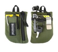 MAXPEDITION Platy Front Pocket Organizer, Durable EDC Tool Pouch for Men, Neck Wallet with Paracord Lanyard, Holds Flashlight, Multitool, Pen, Notebook (OD Green, 3.5" x 5")