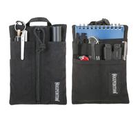 MAXPEDITION Platy Pocket Organizer, Durable EDC Tool Pouch for Men, Neck Wallet with Paracord Lanyard, Holds Flashlight, Multitool, Pen, Notebook (Black, 5" x 7")