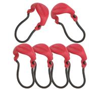 Maxpedition Positive Grip Zipper Pulls (Large, EMS Red) Pack of 6, Zipper Pull Replacement for Emergency Medical Backpacks, First Aid Kits, Tourniquet Pouches, PZLRED