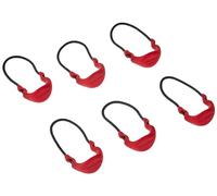 Maxpedition Positive Grip Zipper Pulls (Small, EMS Red) Pack of 6, Zipper Pull Replacement for Emergency Medical Backpacks, First Aid Kits, Tourniquet Pouches, PZSRED