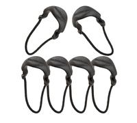 Maxpedition Small Zipper Pulls Pack Of 6 Luggage Tag, 2 cm, Black