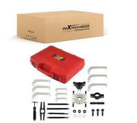 maXpeedingrods 10 Ton Hydraulic Heavy Duty Gear Puller Remover Tool Kit, Hydraulic Gear Jaw Pulling Bearing Separator Puller Set Remove Sprockets Bearing Pulley 4" 6" 8"