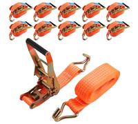 maXpeedingrods 10 X Heavy Duty Ratchet Tie Down Straps 5 M 50 MM 4 Ton 4000KG