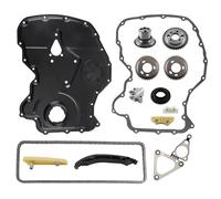 maXpeedingrods 1096223, 1102608 Engine Timing Chain Cover Set Assembly for Ford Transit Platform, Ranger 2.2 Tdci 4X4, for Land Rover Defender 2.4 RWD Complete Timing Chain Assembly LR004403, LR004457