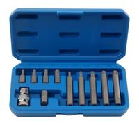 maXpeedingrods 11Pcs 1/2in Metric Spline Socket Bit Set CRV M5 M6 M8 M10 M.12 for BMW Mercedes Audi VW