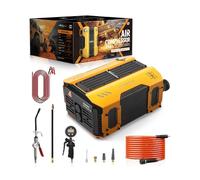 maXpeedingrods 12V 4-Cylinder On Board Air Compressor Kit 200 PSI, Heavy Duty Truck Tire Inflator Built-in 0.6L Air Tank, Dual Cooling Fans, Off-Road Air Compressor Kit for Truck, Jeep, Pickup, SUV