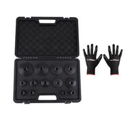 maXpeedingrods 13 Pcs 1/2" Drive Special Socket Set with Internal Teeth for Grooved Locking Nuts KM KML HM HML HMLL, 18-80mm Wheel Hub Bearing Nuts Tool Kit