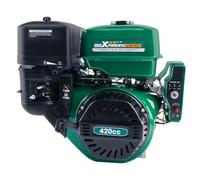 maXpeedingrods 15HP 420cc Petrol Engine, Electric Start 4 Stroke OHV Horizontal Shaft Gasoline Engine, 25.4mm Diameter Shaft for Go-Karts Boats Pumps Industrial and Agricultural Work