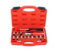 maXpeedingrods 17PC Diesel Injector Seats Sealing Cutter Set Cleaner Carbon Remover Reamer Tool for Mercedes