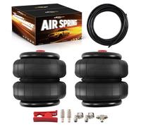 maXpeedingrods 2x Air Spring Bags 2500lbs 1/2"npt port air Suspension Double Bellow Heavy Duty