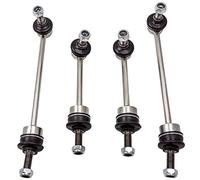 maXpeedingrods 4Pcs Anti Roll Bar Drop Stabiliser Link Rods Kit Front + Rear for Discovery 2 TD5 V8 1998-2004