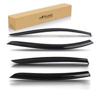 maXpeedingrods 4Pcs Door Wind Deflectors Rain Guards for Ford Focus MK4 2018-2021, Front Rear Side Rain Shields Window Visors Black Tinted Outside Mount