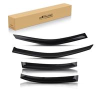 maXpeedingrods 4Pcs Wind Deflectors for Skoda Superb MK3 5-Door Hatchback 2015-2023, Front Rear Side Window Visors Rain Guards Shields Set 1.8mm Black Tinted