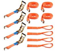 maXpeedingrods 4X Ratchet Straps Tie Down 35mm X 2.9m 2000kg Heavy Duty Claw Ratchet Straps with Hooks 2T