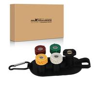 maXpeedingrods 5 Pack 1/4" Pressure Washer Nozzle Tips 4000 PSI Quick Connect 8 Shaped Water Channel Pressure Washer Nozzle Tips for Karcher Car Garden Patio Cleaning