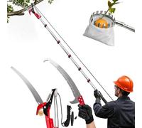 maXpeedingrods 6M Telescopic Tree Pruner Loppers Manual Pole Saw 4.4-20FT