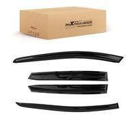 maXpeedingrods Acrylic Window Wind Deflectors for Seat Leon MK3 2014-2019 5-Door Hatchback, Car Front Rear Side Rain Visors Deflectors Guard Black Tinted 4Pcs Set