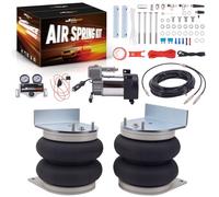 maXpeedingrods Air Suspension Spring Bag for Vauxhall Movano 2010-2024 | Towing Air Spring Suspension Kit + Dual Gauge Kit+ 12V Air compressor for Renault Master 2010-2020 FWD