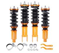 maXpeedingrods Coilover for Honda Civic 1988-2000, for Honda CRX 1988-1991 | for Acura Integra 1990-1993 DA DB, Integra 1994-2001 DC2 DC4, Height Adjustable Coilovers Suspension Lowering Kit Gold