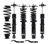 maXpeedingrods Coilover Suspension Shocks Kit for BMW 3 Series E46 Cabriolet Saloon Coupe 330i 318d 320d 98-05 Lowering Spring Height Adjustable